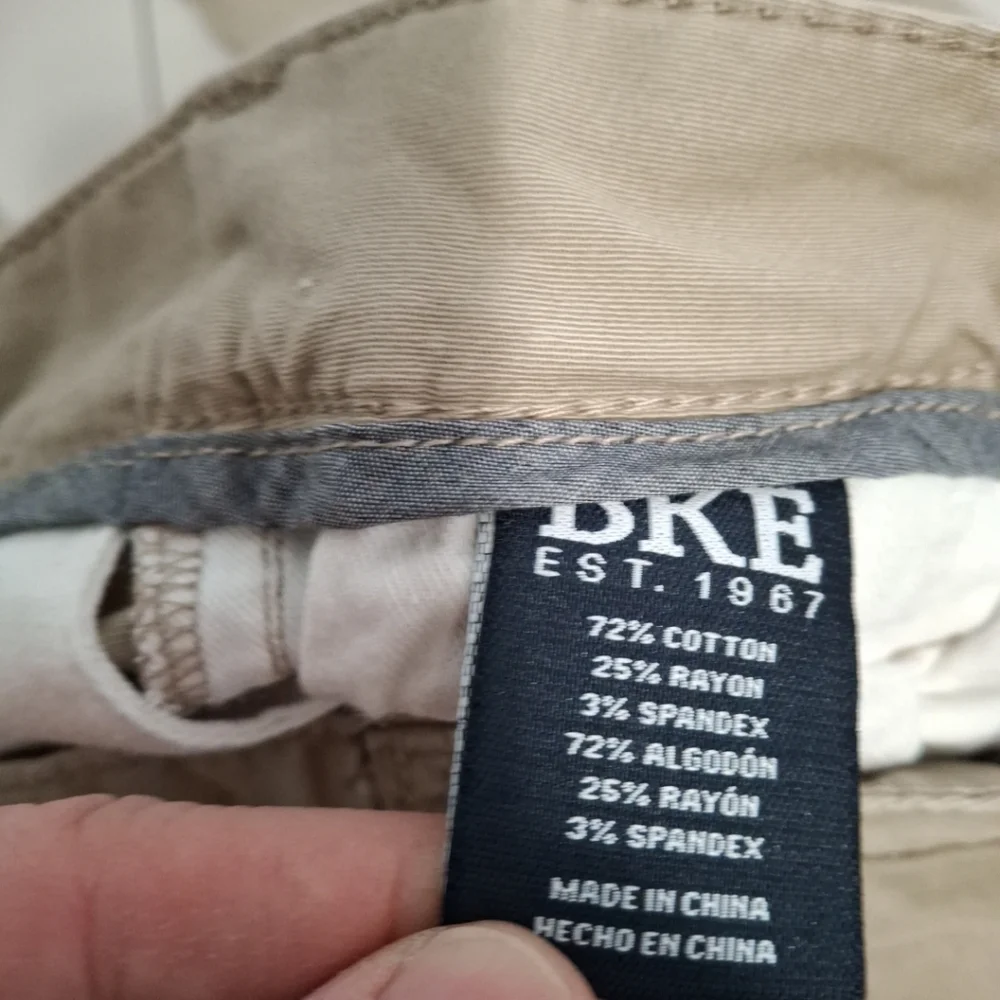 BKE Jake Straight‎ Mens Tan Pants 24x32 Actual 24x31
